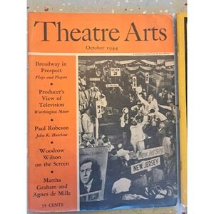 Vintage Old Display THEATRE ARTS MAGAZINE MONTHLY 1930s-1940s  Lot Of 7.‎